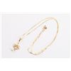 Image 1 : Diamond and Pearl Pendant on Gold Chain
