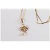 Image 3 : Diamond and Pearl Pendant on Gold Chain