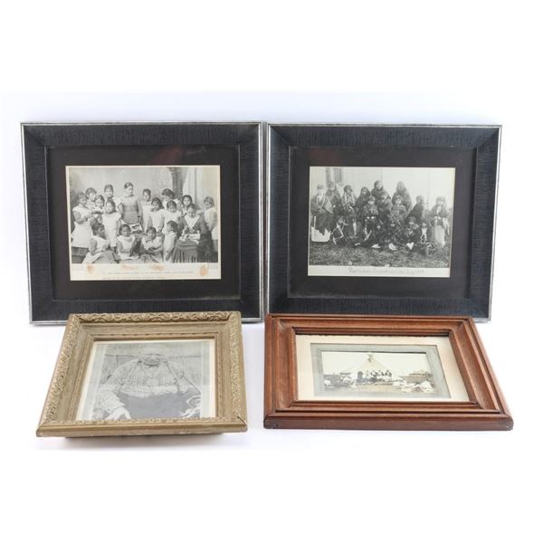 Lot of 4 Native B&W Photographs