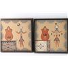 Image 2 : Lot of 4 Indian Sand Paintings