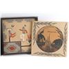 Image 3 : Lot of 4 Indian Sand Paintings