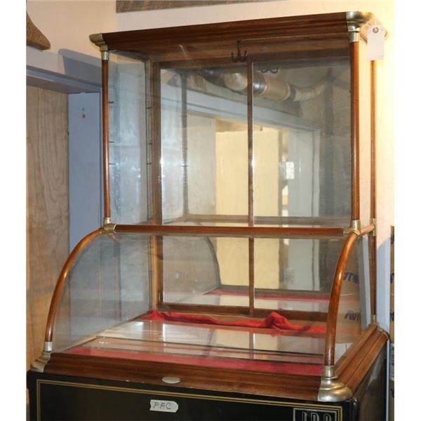 Bowfront Display Case