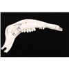 Image 1 : Painted Cow Jaw Bone