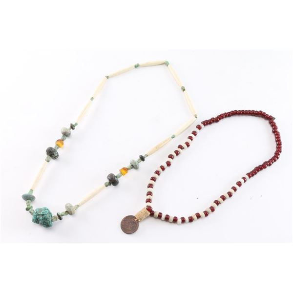 Collection of 2 Vintage Beaded Necklaces