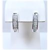 Image 1 : Dazzling Hoop Style Diamond Earrings