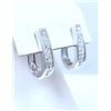 Image 2 : Dazzling Hoop Style Diamond Earrings