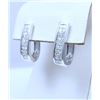 Image 3 : Dazzling Hoop Style Diamond Earrings