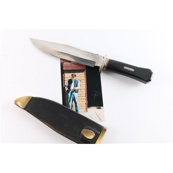 Coffin Handled Bowie Knife
