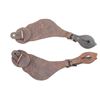Image 2 : A Pair of Leather and Sterling Spur Straps