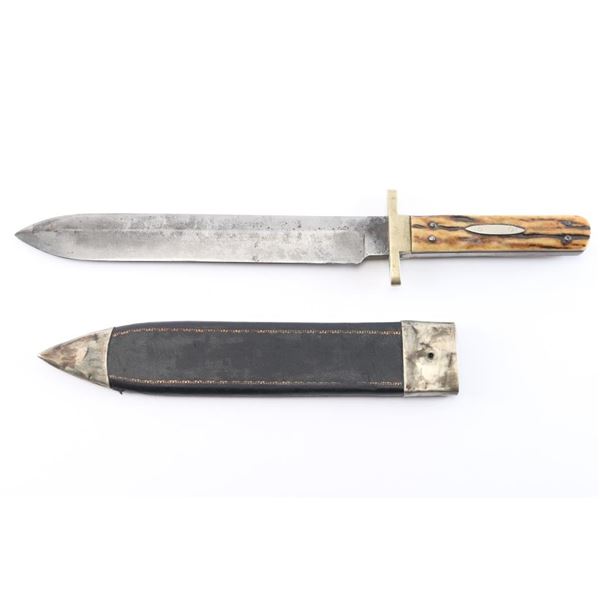 Large Spear Point Bowie Knife