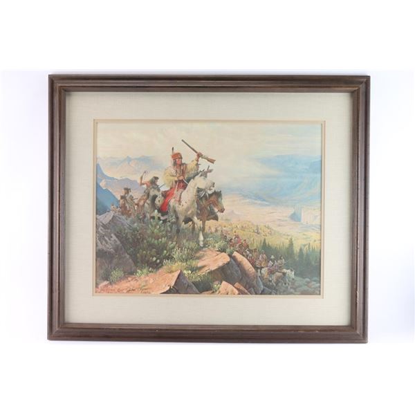 Original Painting Chief Joseph by John Clymer