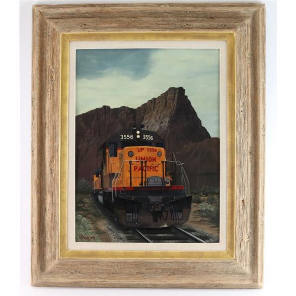 Original Oil on Board by Jack Hamilton
