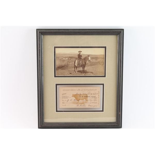 Cattle Ranch Photo and Check
