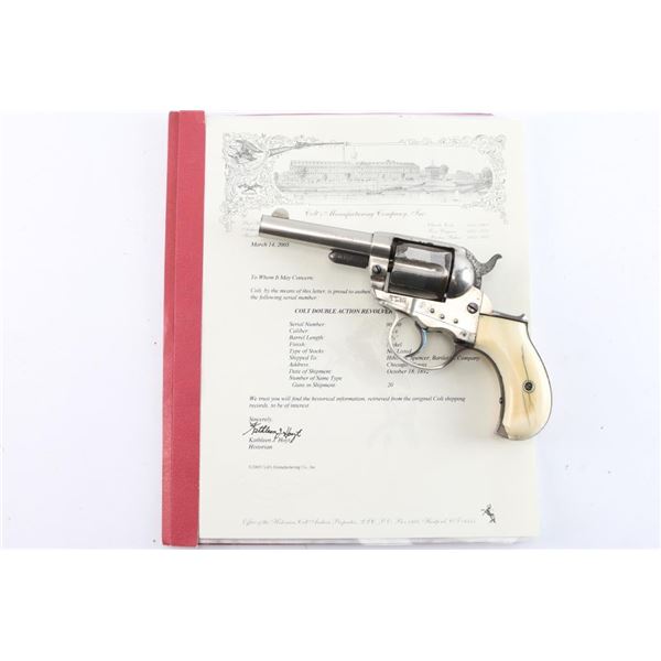 Colt 1877 .38 Colt Inscribed "M. H. Cassidy"