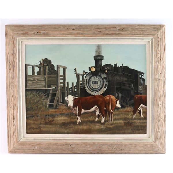 Original Oil on Board by Jack Hamilton