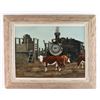 Image 1 : Original Oil on Board by Jack Hamilton
