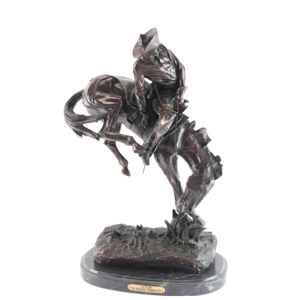 "Outlaw" by Remington Bronze Sculpture