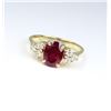 Image 4 : Beautiful G.I.A. Certified Lab Grown Ruby