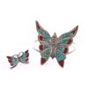 Image 2 : Old Pawn Inlaid Butterfly Set