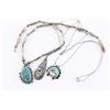 Image 1 : Lot of 3 Navajo Turquoise Necklaces