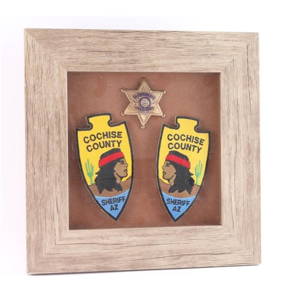 Framed Deputy Sheriff Badge