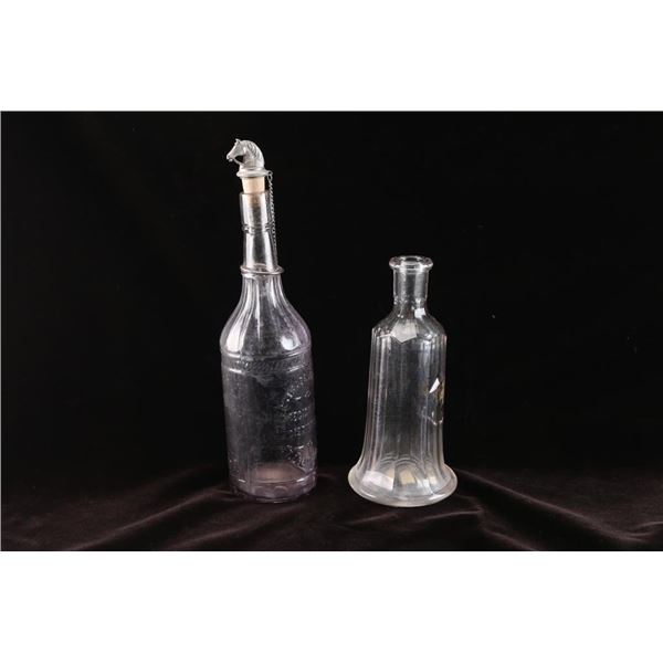 Lot of 2 Back Bar Bottles