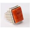 Image 3 : Mens Zuni Coral Ring Set