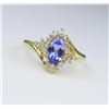 Image 2 : Dazzling Tanzanite and Diamond Ring