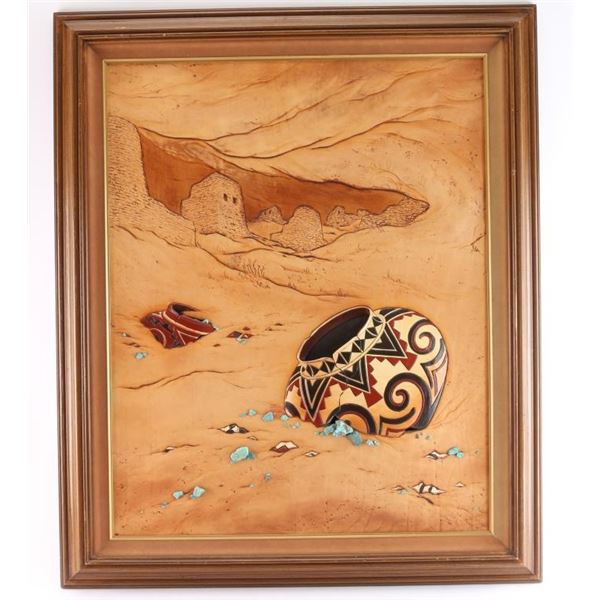 Large Leather Art by Roger & Marie Kull