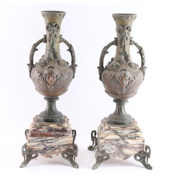 Pair of 19th- 20th Century French Style Urns