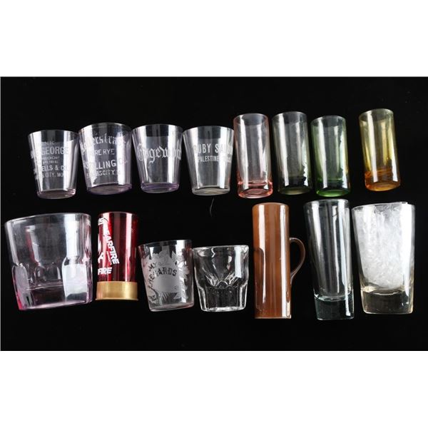Lot of 14 Shot Glasses