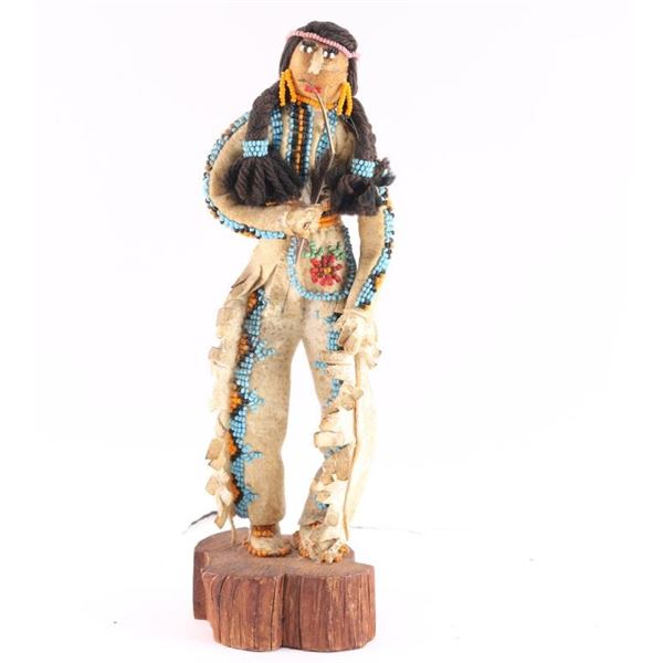 Beaded Indian Doll