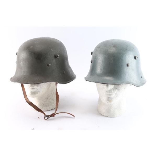 Lot of 2 Finnish Military Helmets