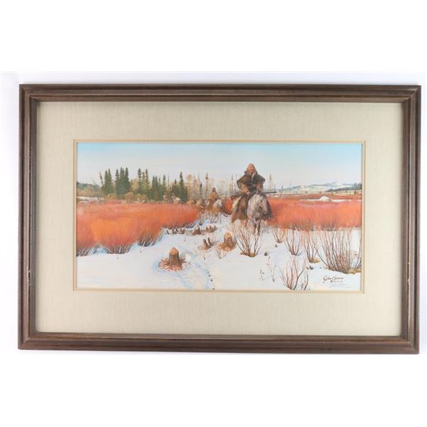 Original "The Fur Seekers" by John Clymer