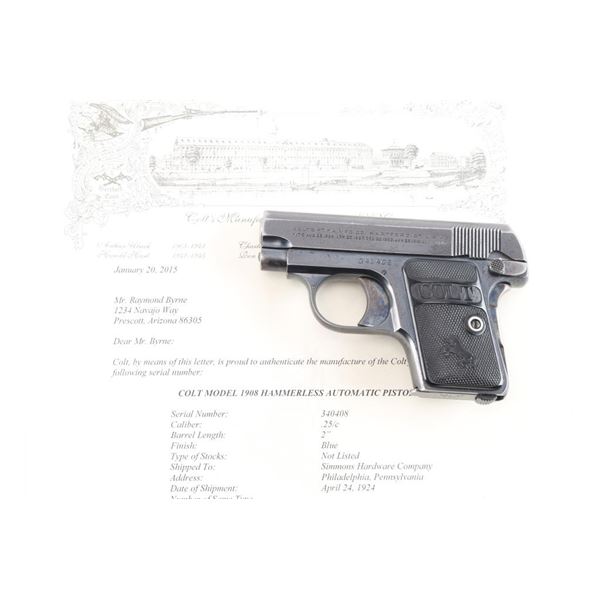 Colt 1908 Vest Pocket .25 ACP #340408
