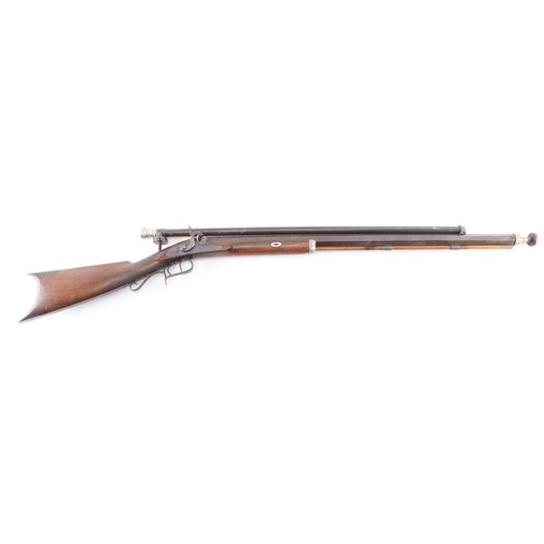 C. Slotterbek Half-Stocked Percussion Target Rifle