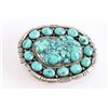 Image 3 : Turquoise & Sterling Silver Belt Buckle.