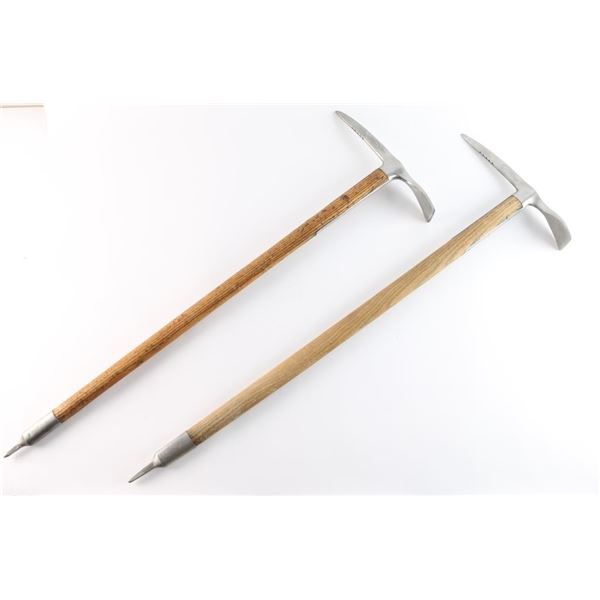 Two WW2 Swiss Army Ice Axes.