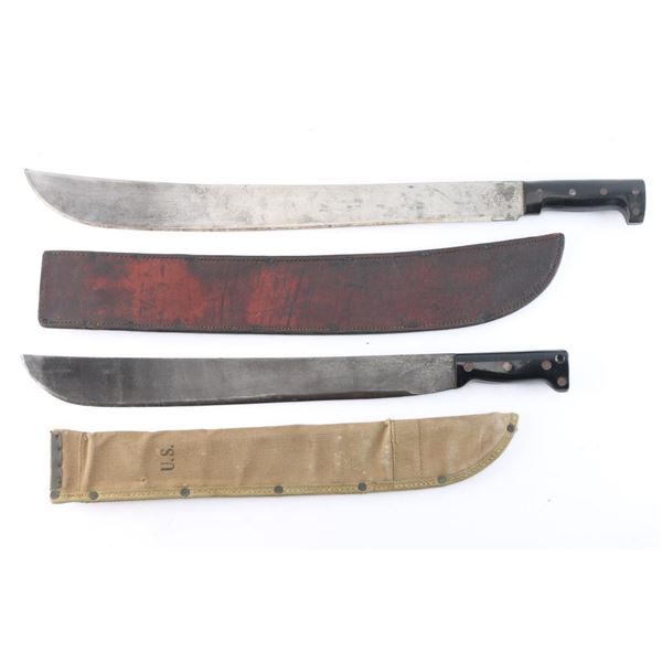 US WW2 Lot of 2 Machetes