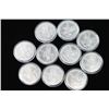 Image 2 : Lot of 10 Walking Liberty Silver Dollars