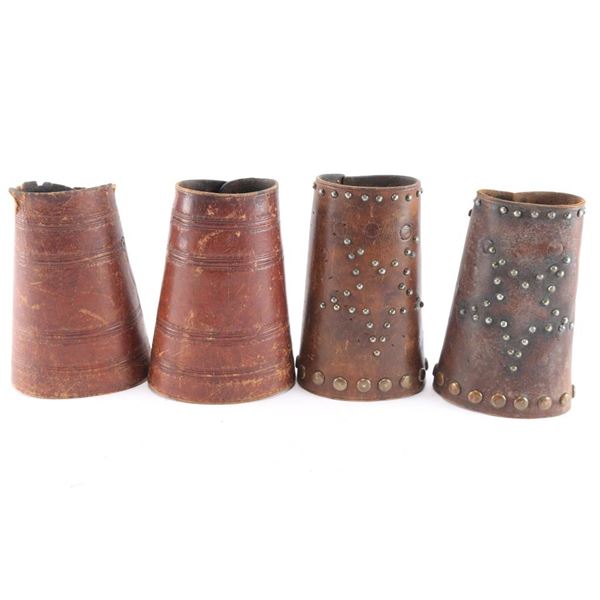 Lot of 2 Pairs Of Cowboy Cuffs