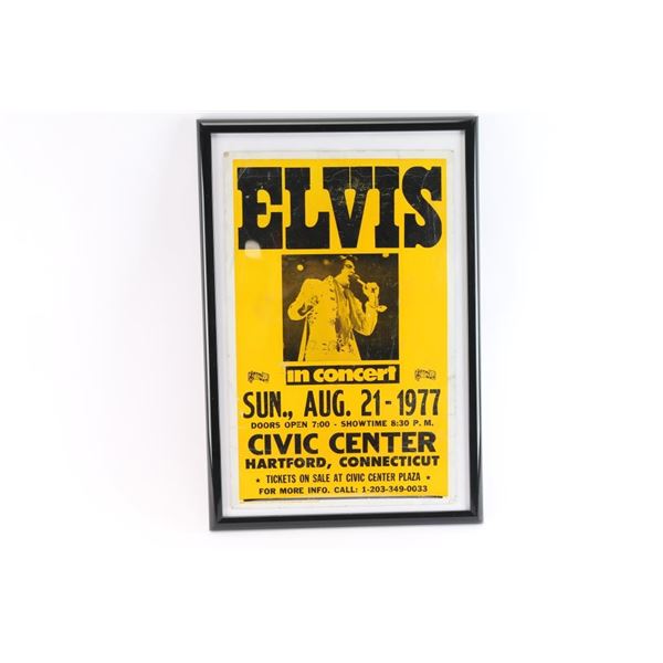 1977 Elvis Concert Poster