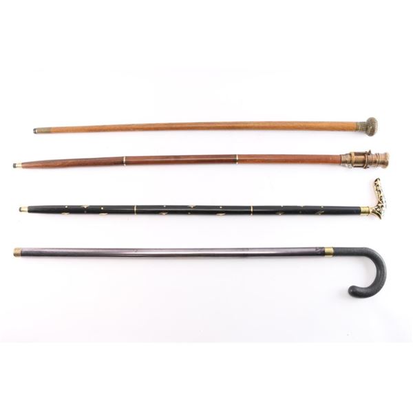 Lot of Four Canes