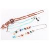 Image 2 : Lot of (3) Native American Beaded Necklaces