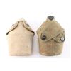 Image 1 : Lot of Two Rare WW2 USMC Canteens.
