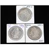Image 1 : Lot of 3 Morgan Silver Dollars