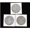 Image 2 : Lot of 3 Morgan Silver Dollars