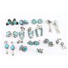 Image 1 : Large Lot of Navajo Clip-on Earrings
