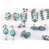 Image 2 : Large Lot of Navajo Clip-on Earrings