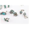 Image 4 : Large Lot of Navajo Clip-on Earrings